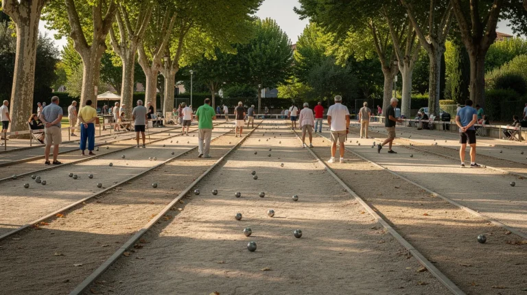 Catégories de concours de pétanque : national, régional, départemental